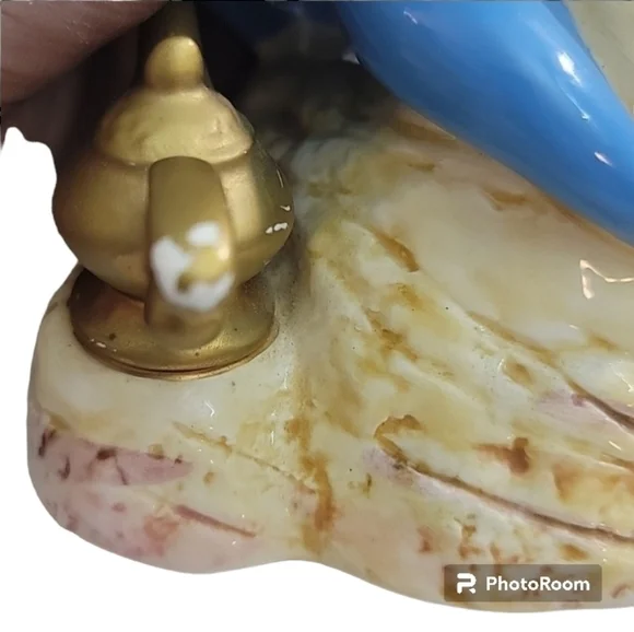 Disney Alladin Rotating music box Schmid Vintage 1993 plays a "A friend like Me" - Picture 9 of 14